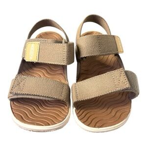 KEEN Kids Brown Canvas Sandals | Size 11 US